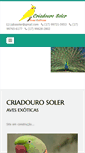 Mobile Screenshot of criadourosoler.com.br